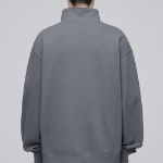 Musinsa Standard Oversized Half-Zip Sweatshirt – Grey