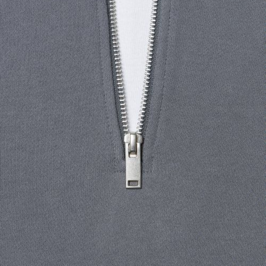 Musinsa Standard Oversized Half-Zip Sweatshirt – Grey