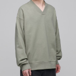 Musinsa Standard Oversized V-Neck Sweatshirt – Pistachio