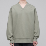 Musinsa Standard Oversized V-Neck Sweatshirt – Pistachio