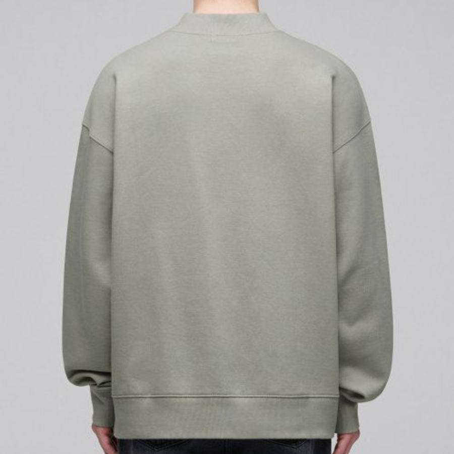 Musinsa Standard Oversized V-Neck Sweatshirt – Pistachio