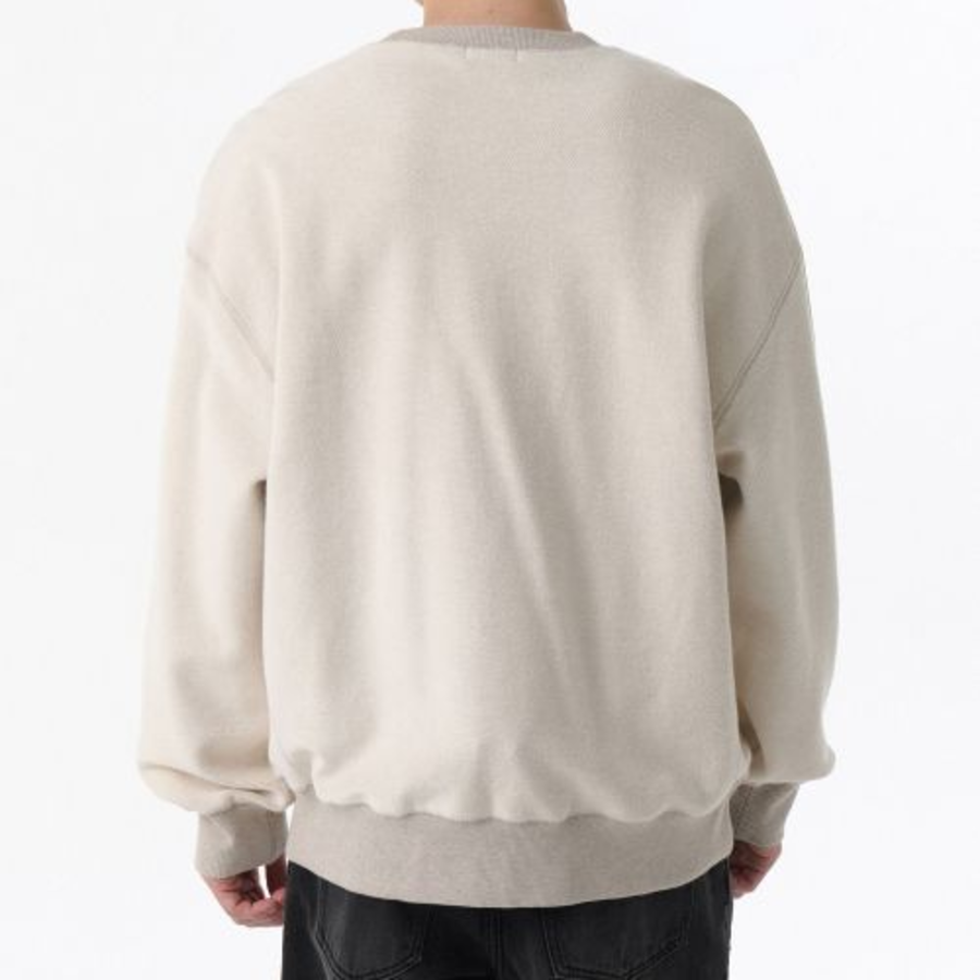 Musinsa Standard Oversized Inside-Out Sweatshirt – Beige