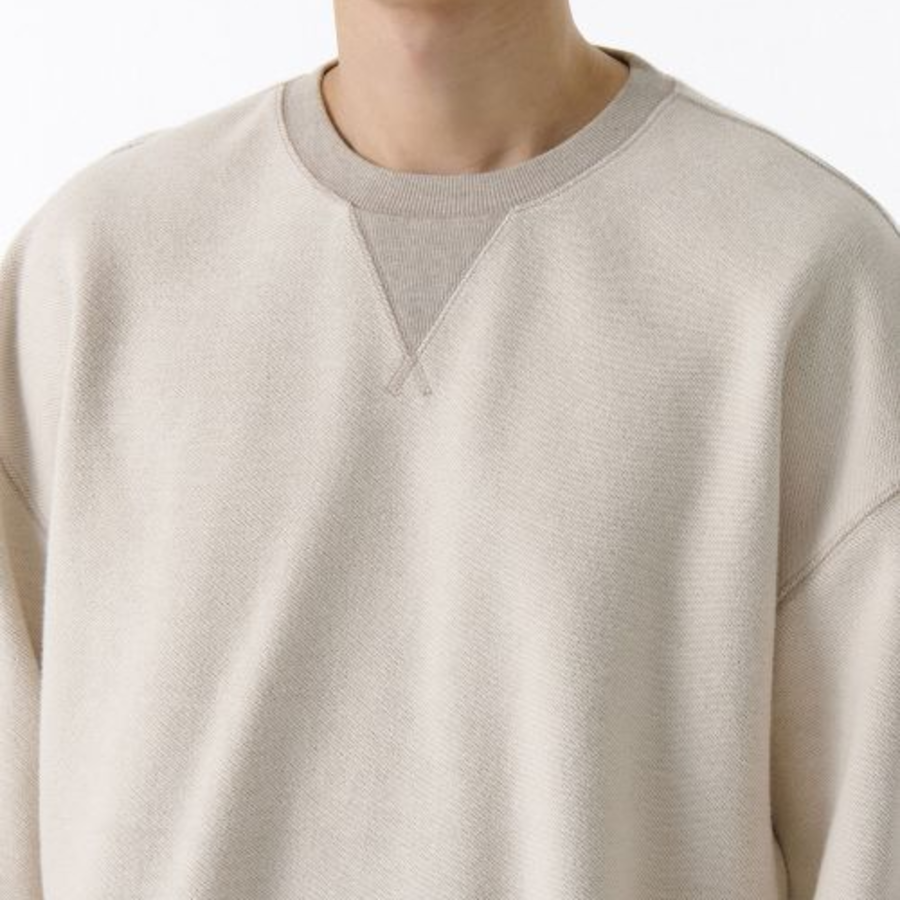 Musinsa Standard Oversized Inside-Out Sweatshirt – Beige