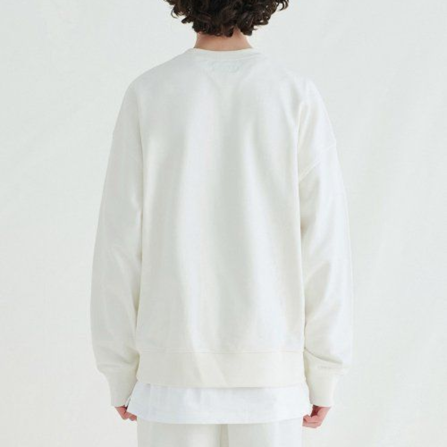 Melange Master Oversized Sweatshirt – Cream