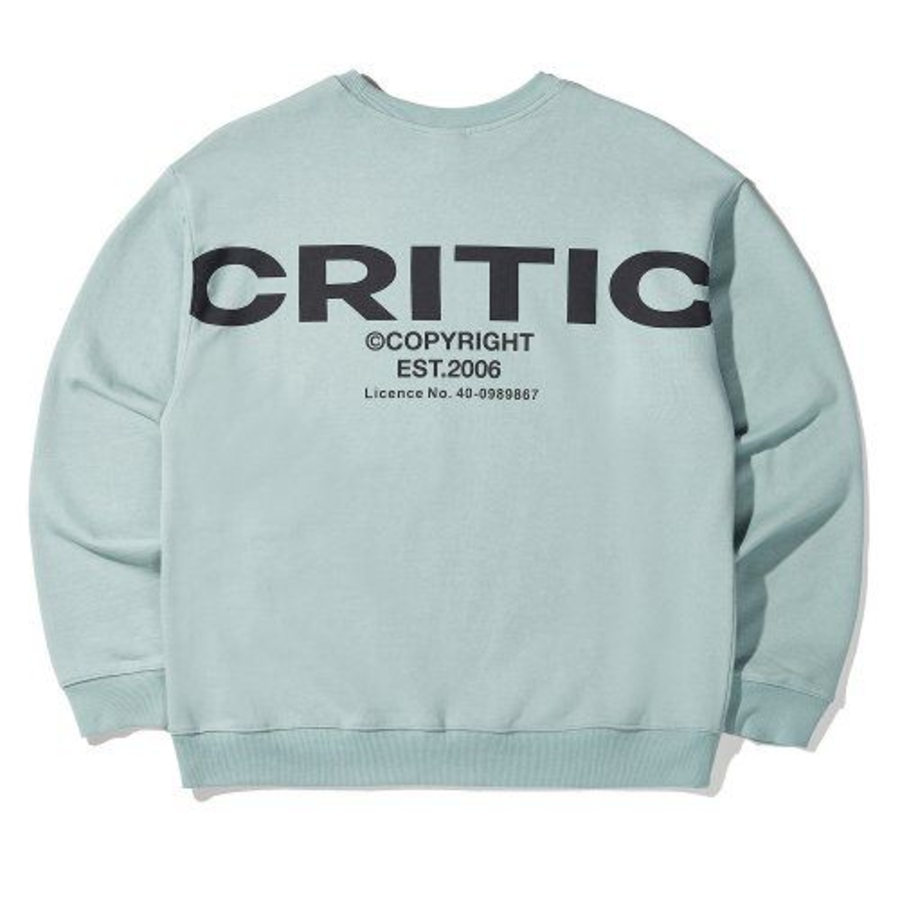 CRITIC OG Logo Sweatshirt – Mint