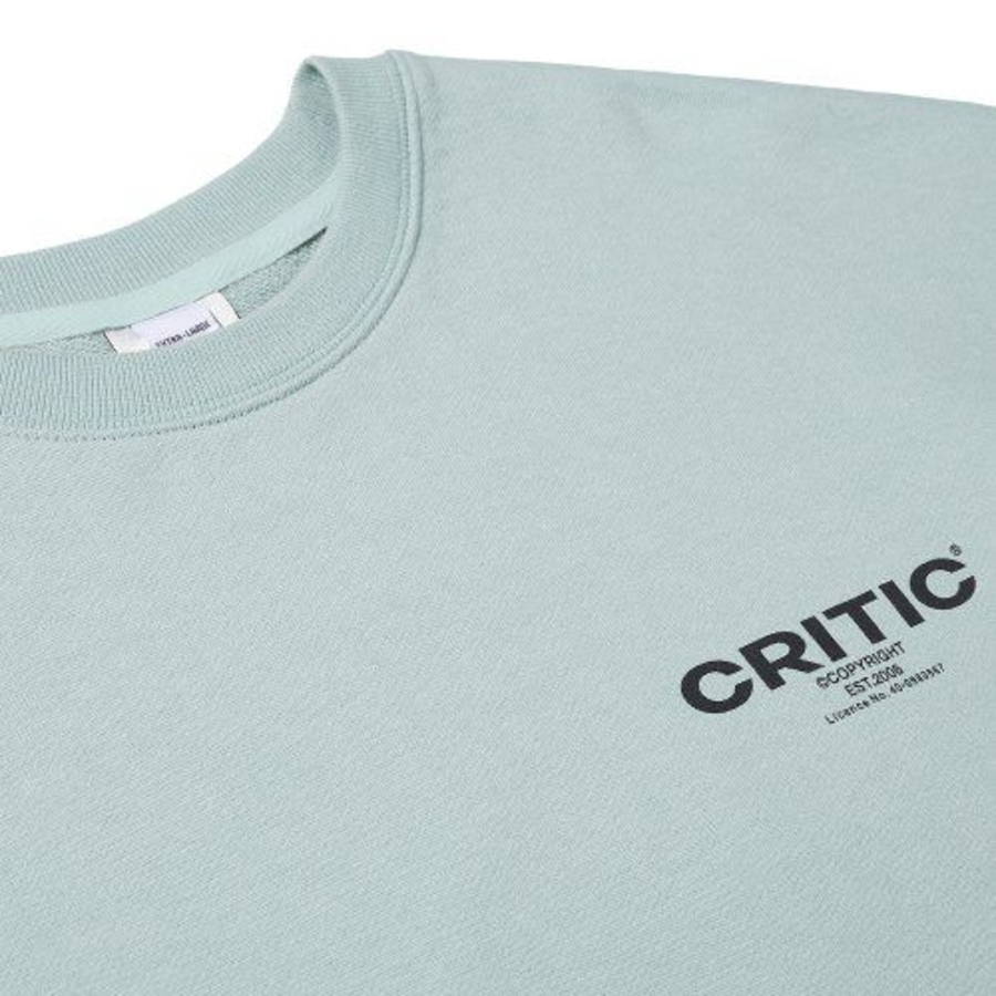 CRITIC OG Logo Sweatshirt – Mint