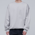 Musinsa Standard Flat Terry Oversized String Sweatshirt – Grey