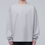 Musinsa Standard Flat Terry Oversized String Sweatshirt – Grey