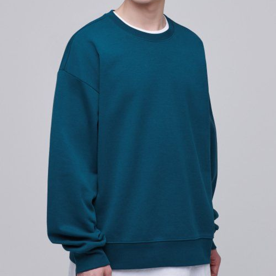 Musinsa Standard Flat Terry Oversized Sweatshirt – Blue
