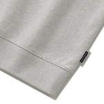 Melange Master Oversized Collar Half-Zip Sweatshirt – Oatmeal