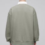 Musinsa Standard Oversized Rugby Sweatshirt – Pistachio