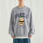 Melange Master Spaniel Overfit Sweatshirt – Grey