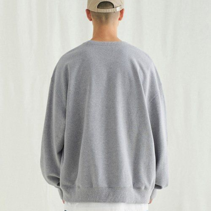 Melange Master Spaniel Overfit Sweatshirt – Grey
