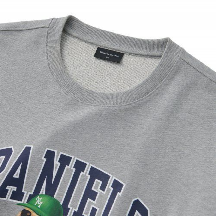 Melange Master Spaniel Overfit Sweatshirt – Grey