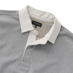 Melange Master Big Oversized Rugby Sweatshirt – Melange Grey