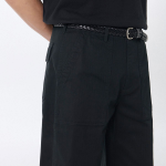 Cotton Herringbone Replica Fatigue Pants [Black]