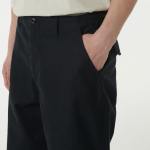 Back Satin Parachute Pants [Black]
