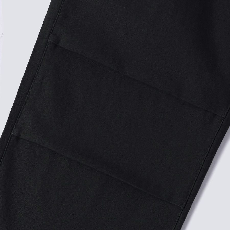 Back Satin Parachute Pants [Black]