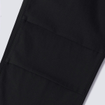 Back Satin Parachute Pants [Black]