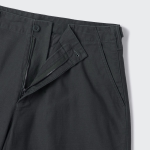 Back Satin Parachute Pants [Dark Gray]