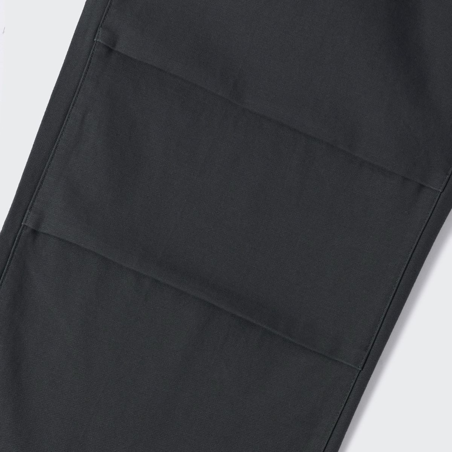 Back Satin Parachute Pants [Dark Gray]