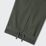 Back Satin Parachute Pants [Khaki]