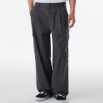 One Tuck Wide Cargo Pants [Dark Gray]