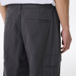 One Tuck Wide Cargo Pants [Dark Gray]