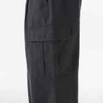 One Tuck Wide Cargo Pants [Dark Gray]