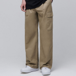 One Tuck Wide Cargo Pants [Beige]