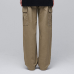 One Tuck Wide Cargo Pants [Beige]