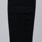 One Tuck Wide Cargo Pants [Black]