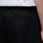 One Tuck Wide Cargo Pants [Black]
