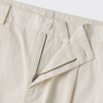 One Tuck Wide Cargo Pants [Cream]