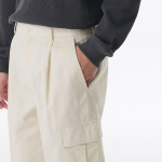 One Tuck Wide Cargo Pants [Cream]