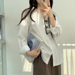 Loose Soft Peach Shirt