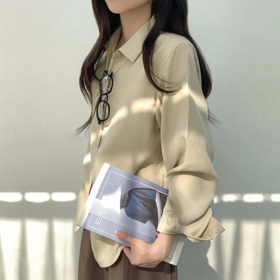 Loose Soft Peach Shirt