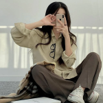 Loose Soft Peach Shirt