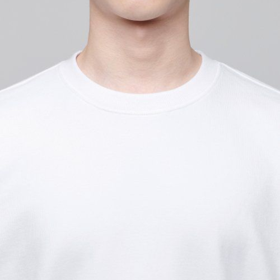 Musinsa Standard [Green] Recycle Oversized Sweatshirt – White