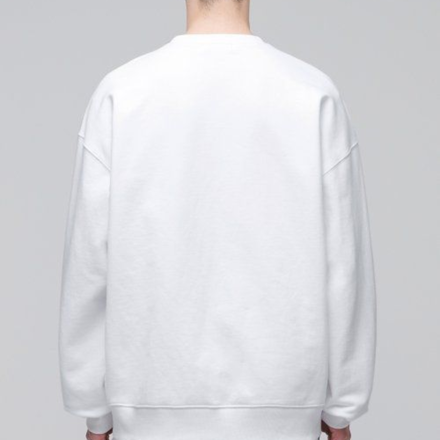 Musinsa Standard [Green] Recycle Oversized Sweatshirt – White