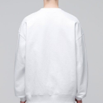 Musinsa Standard [Green] Recycle Oversized Sweatshirt – White