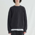 Melange Master Oversized Sweatshirt – Charcoal Grey