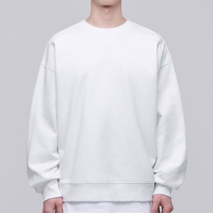 Musinsa Standard Flat Terry Oversized Sweatshirt – White