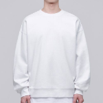 Musinsa Standard Flat Terry Oversized Sweatshirt – White