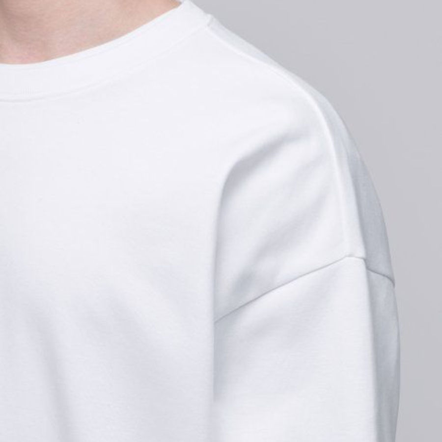 Musinsa Standard Flat Terry Oversized Sweatshirt – White