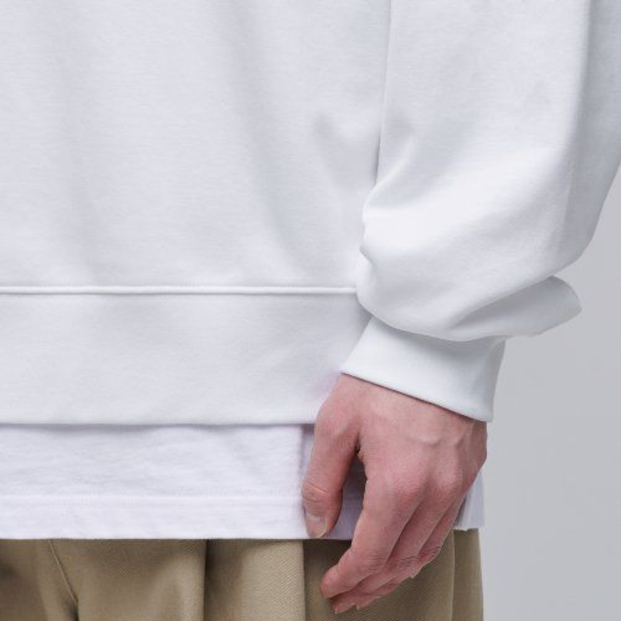 Musinsa Standard Flat Terry Oversized Sweatshirt – White