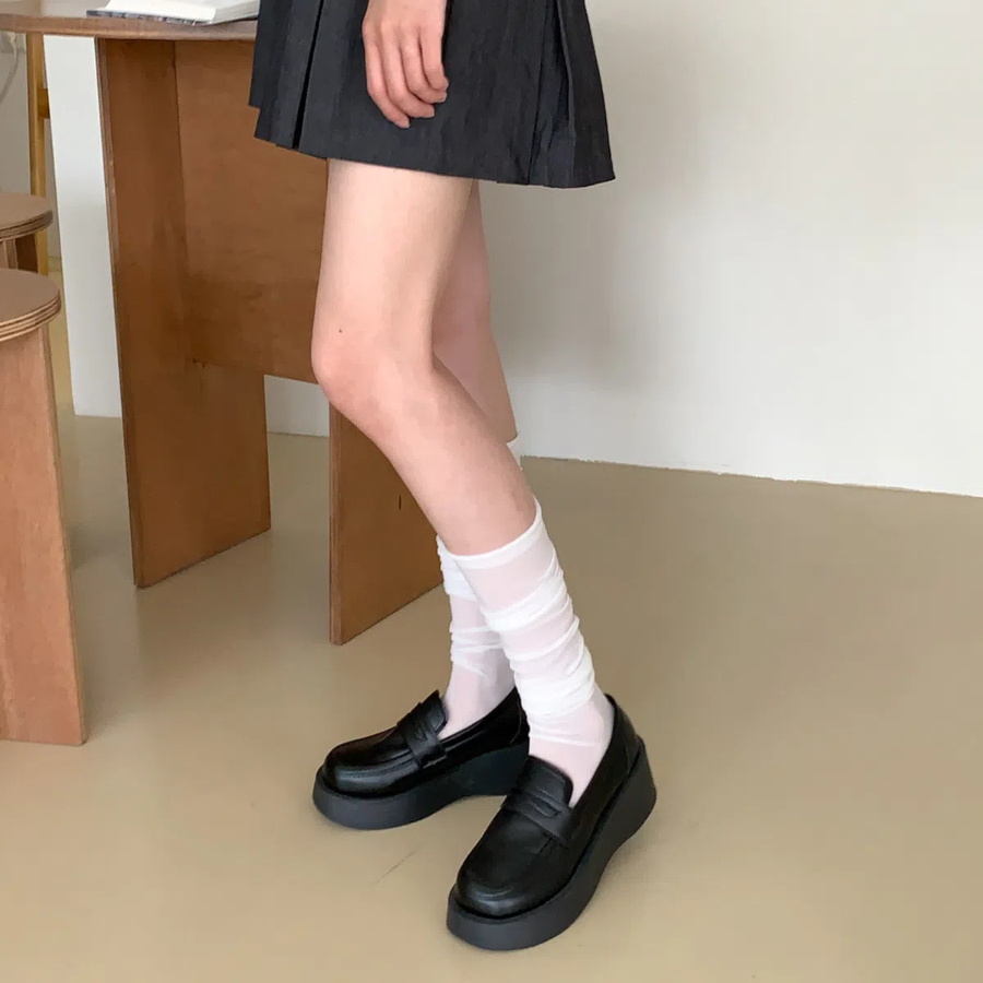 Летние полупрозрачные гольфы "Flow" — лёгкость и текстура для стильных образов