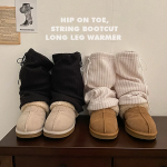 Утеплённые бутскат-вармеры с завязками — фактурный акцент с хиповым настроением