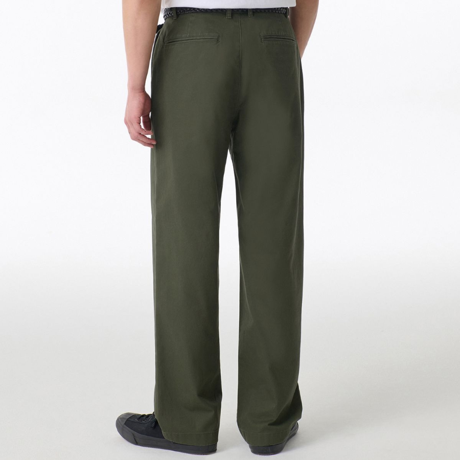 Regular Fit Hidden Banding Chino Pants [Khaki]
