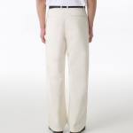 Regular Fit Hidden Banding Chino Pants [Cream]